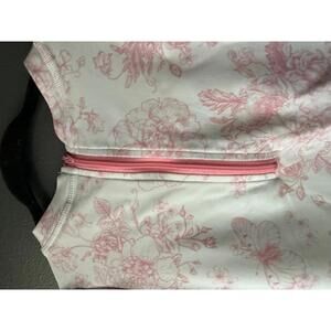 RuffleButts Baby Girls Long Sleeve Floral Swimsuit 2T